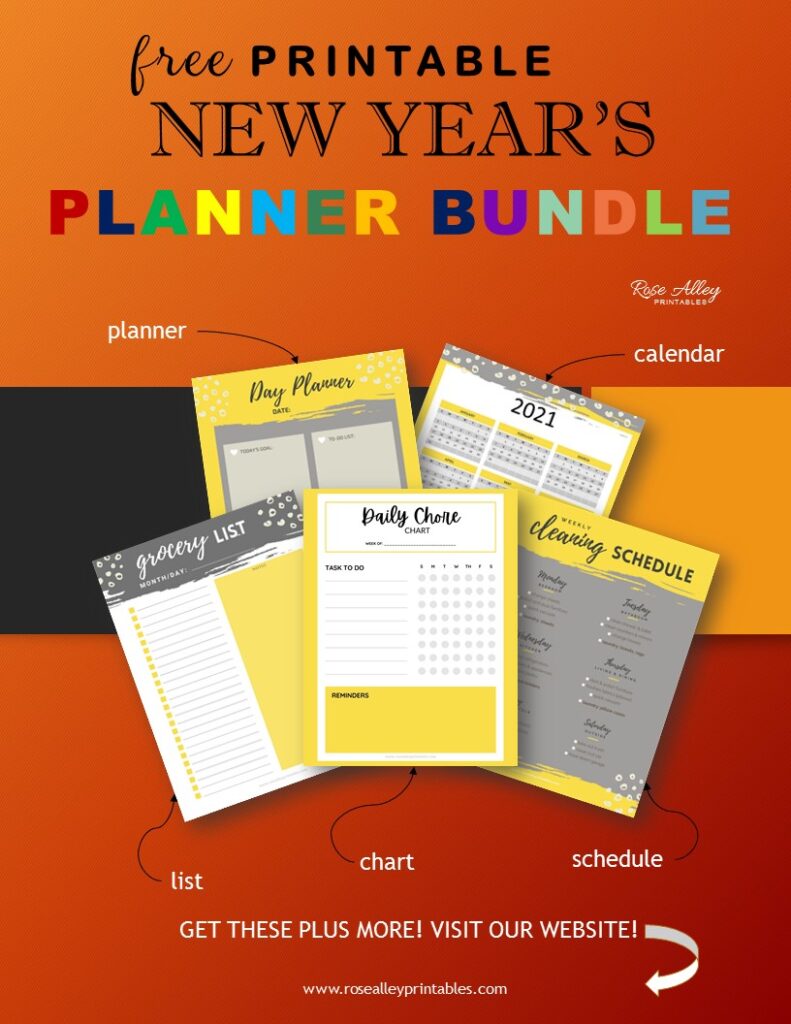 Free Printable Planner Bundle