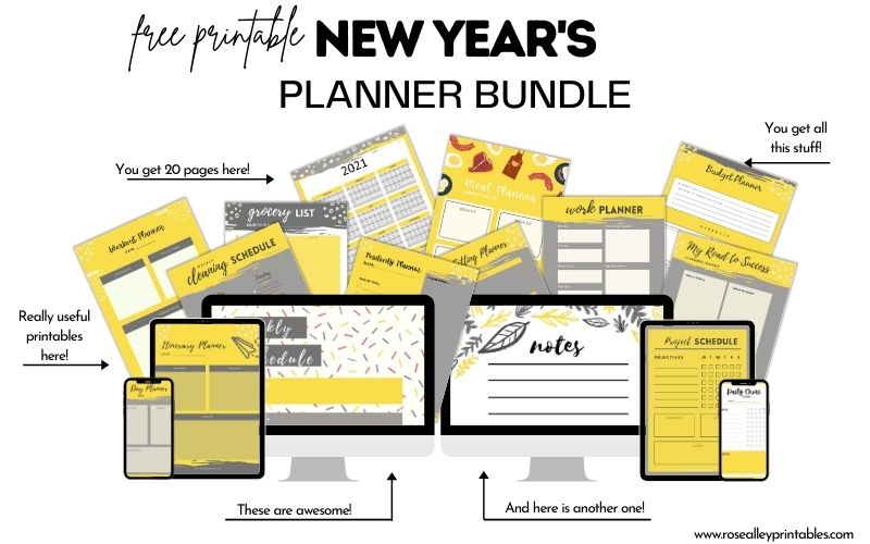 Free Printable Planner Bundle