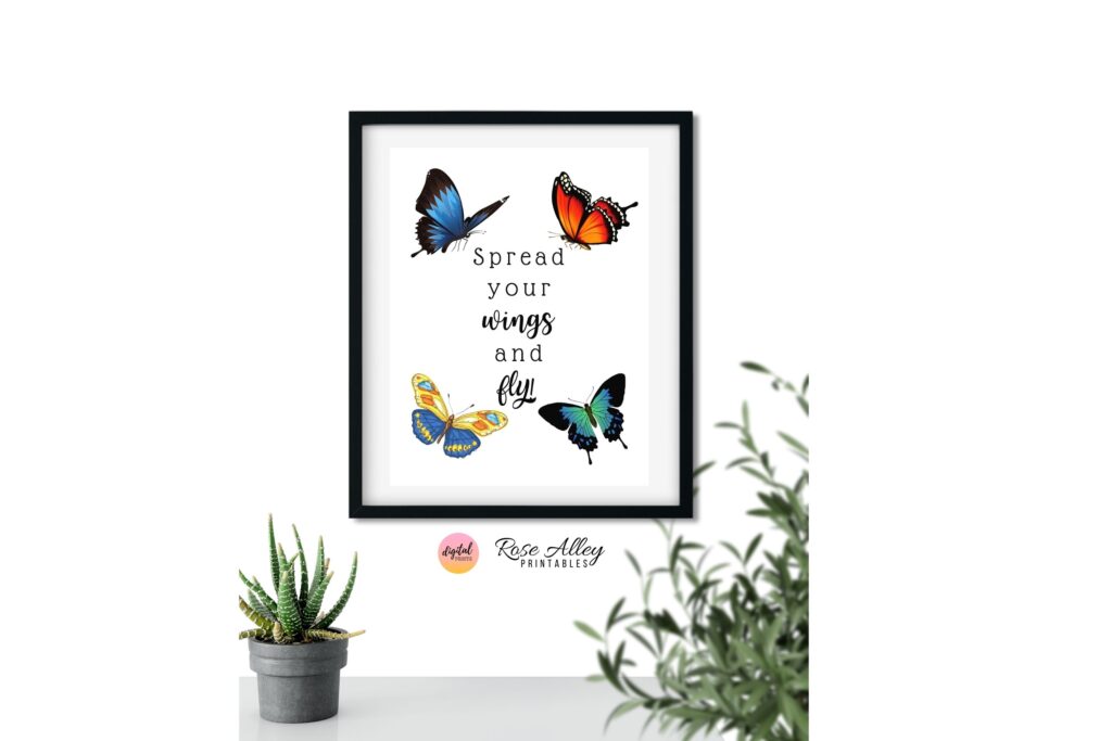 Spread Your Wings Butterflies Wall Art