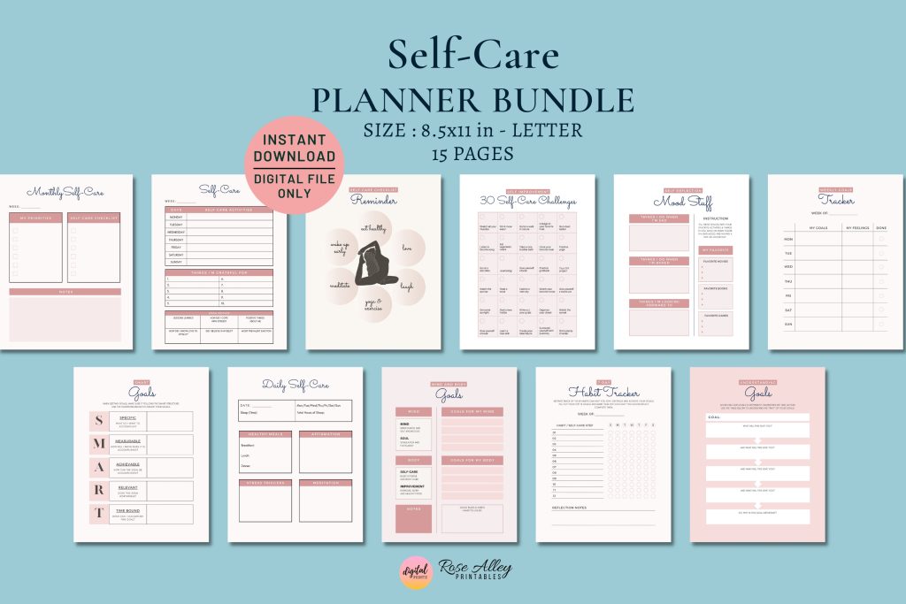Self Care Planner, 2023 Planner