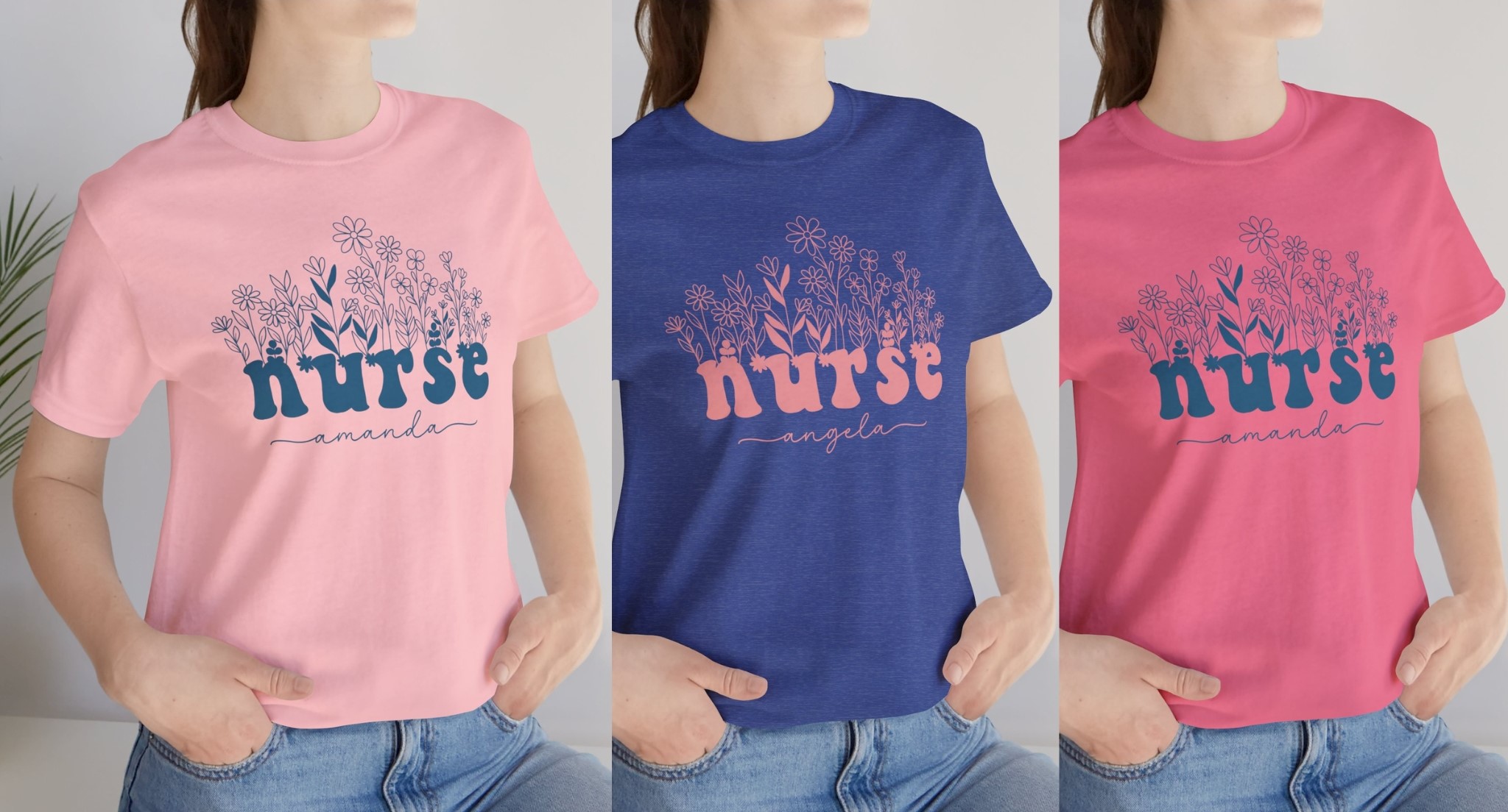 Nurse Wildflowers Shirt